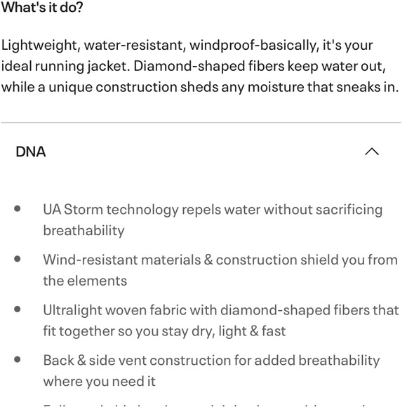 Under Armour Women's UA Storm Impasse Run 2.0 Jacket size XS - Picture 15 of 16